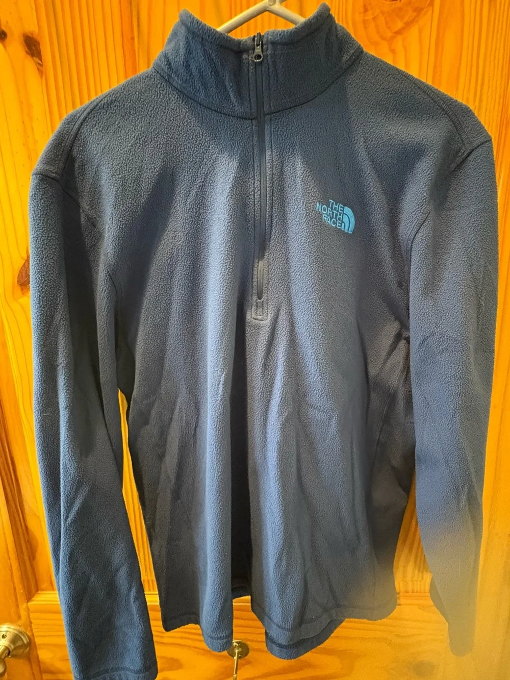 The North Face Men’s Slate Blue Half-Zip Fleece Pullover